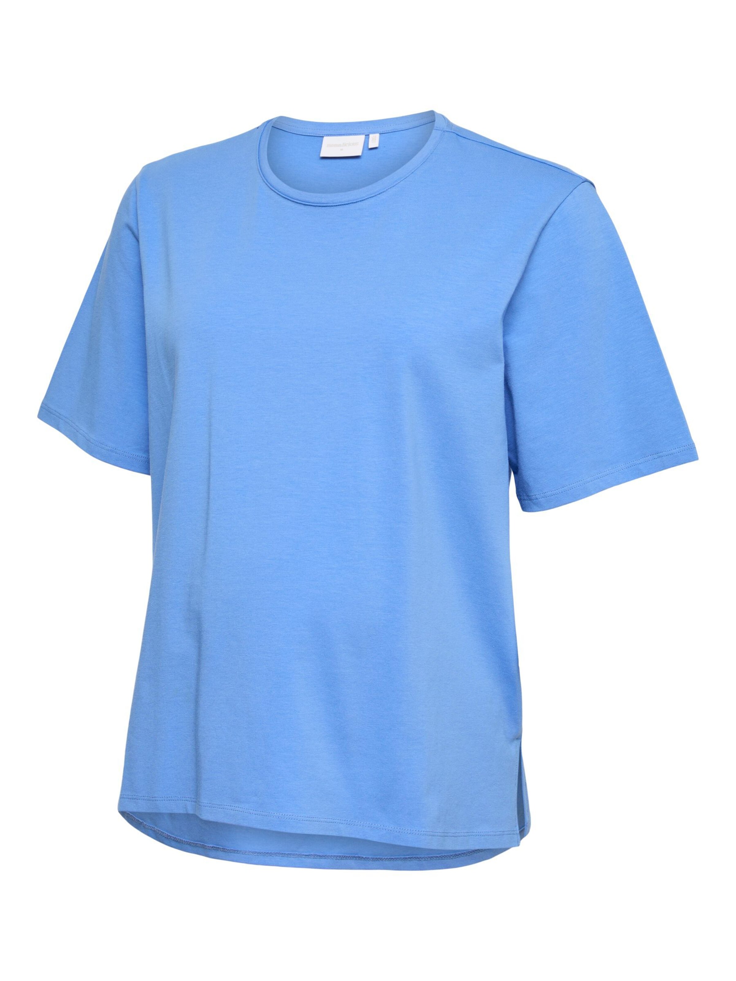 MAMALICIOUS Shirt in Blauw: voorkant