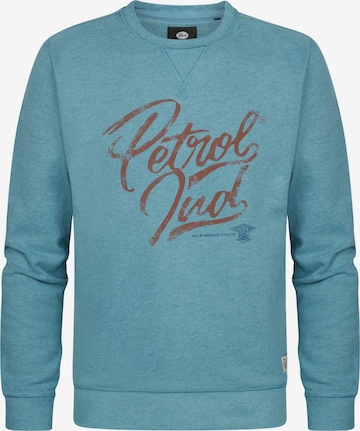Petrol Industries Sweatshirt 'Medford' in Blue: front