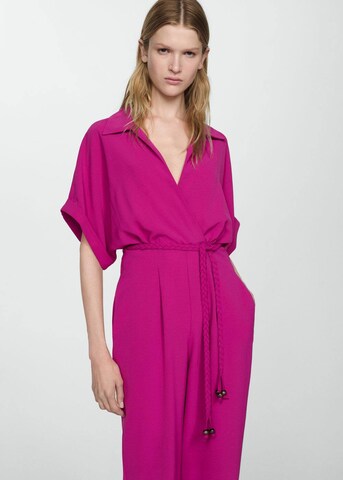 MANGO Jumpsuit 'Belice' in Pink