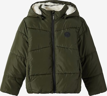 NAME IT Winter Jacket 'Make' in Green: front