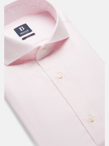Boggi Milano Regular Fit Skjorte i rosa
