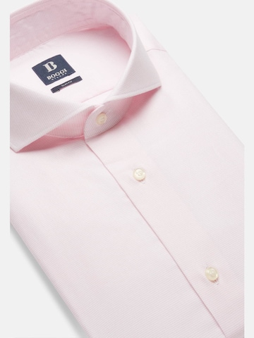 Boggi Milano Regular fit Button Up Shirt in Pink