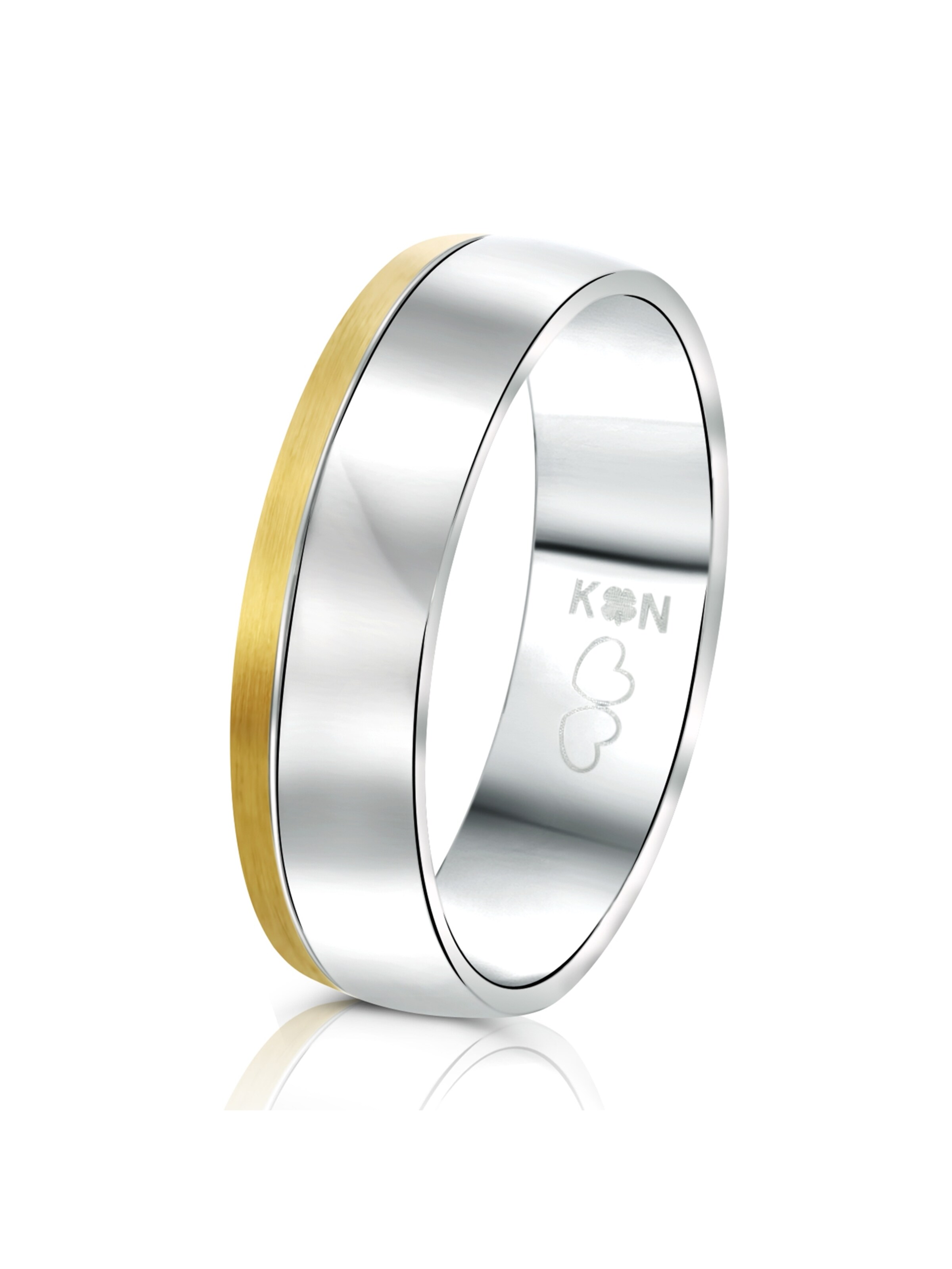 Lucardi Ring in Silver: front