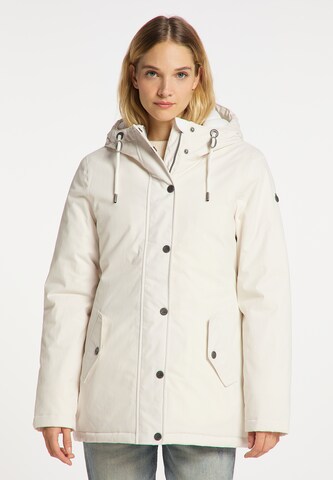 DreiMaster Vintage Winter Jacket in White: front