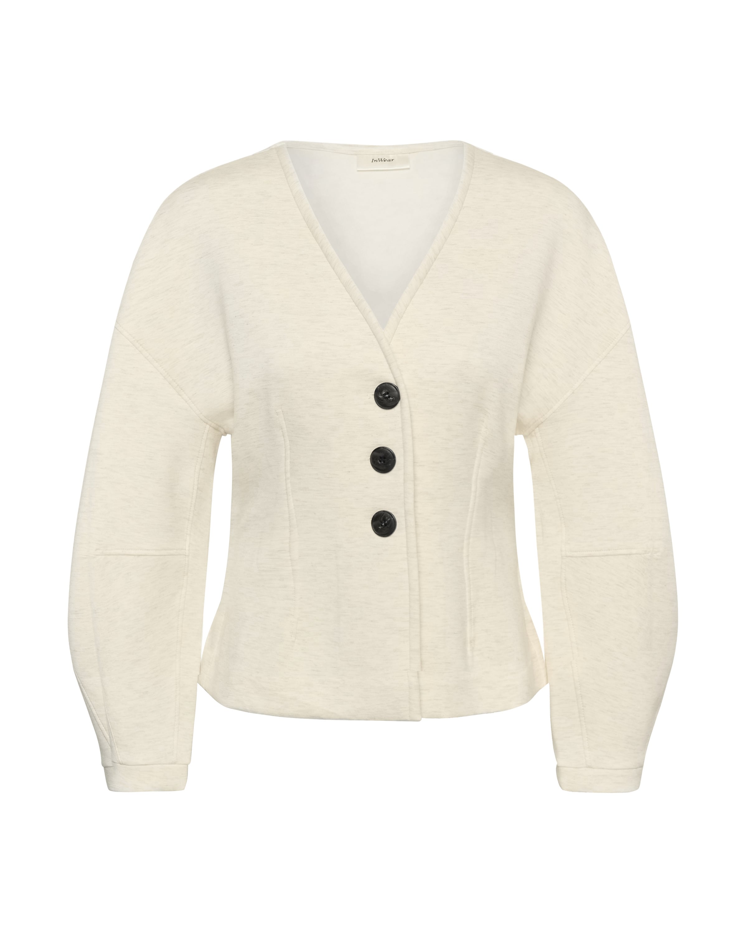 InWear - Sudadera con cremallera 'FariIW VincentIW' en beige: frente