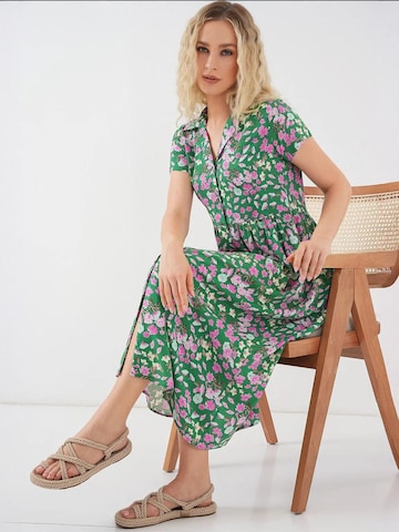 Robe-chemise Bigdart en vert