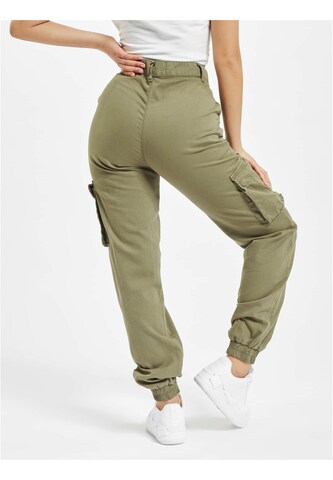 Effilé Pantalon cargo 'Aya' DEF en vert