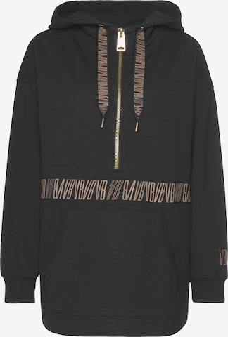 VENICE BEACH Sportief sweatshirt in Zwart: voorkant