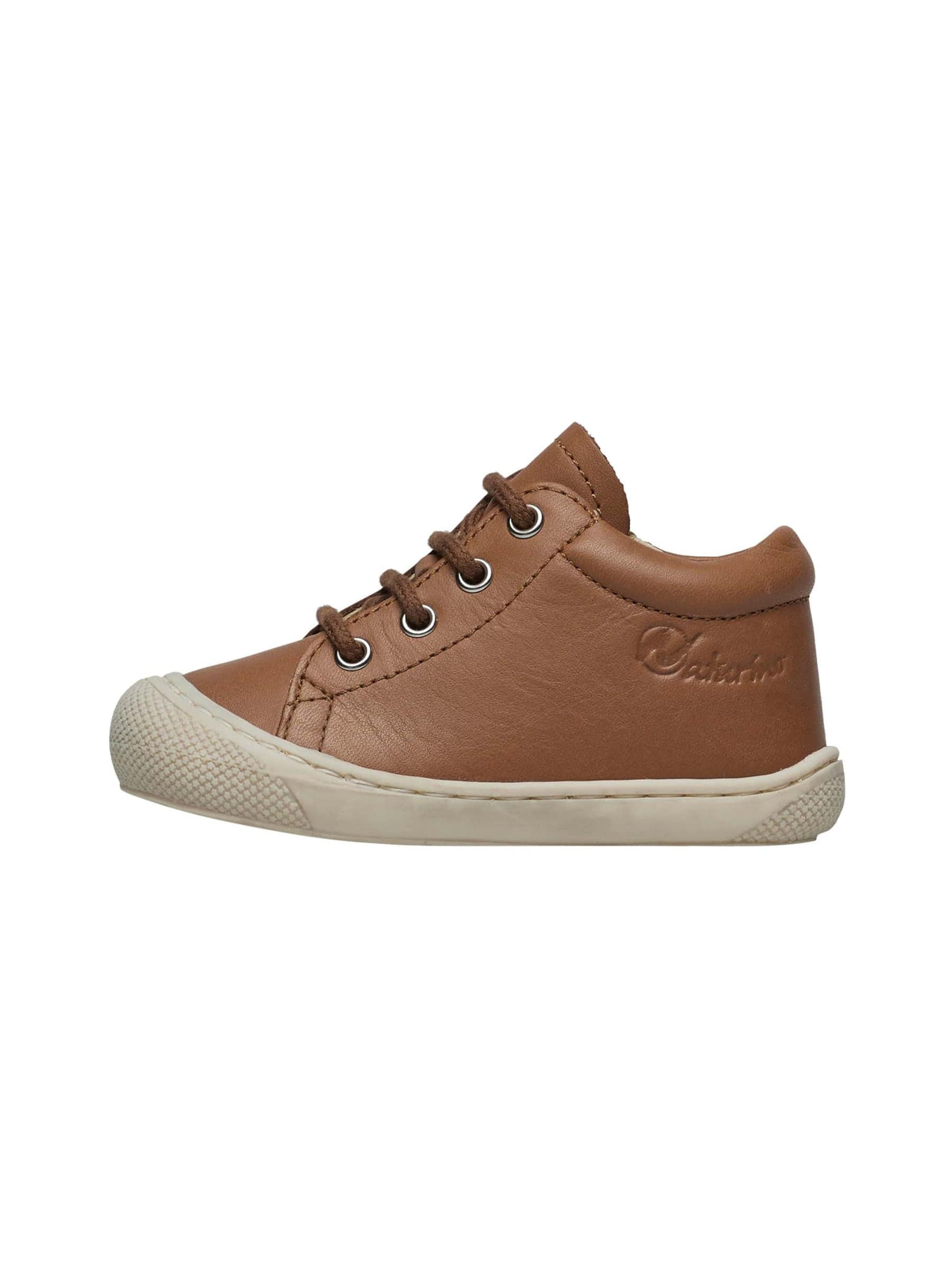 Chaussure basse 'COCOON ZIP' NATURINO en marron : devant