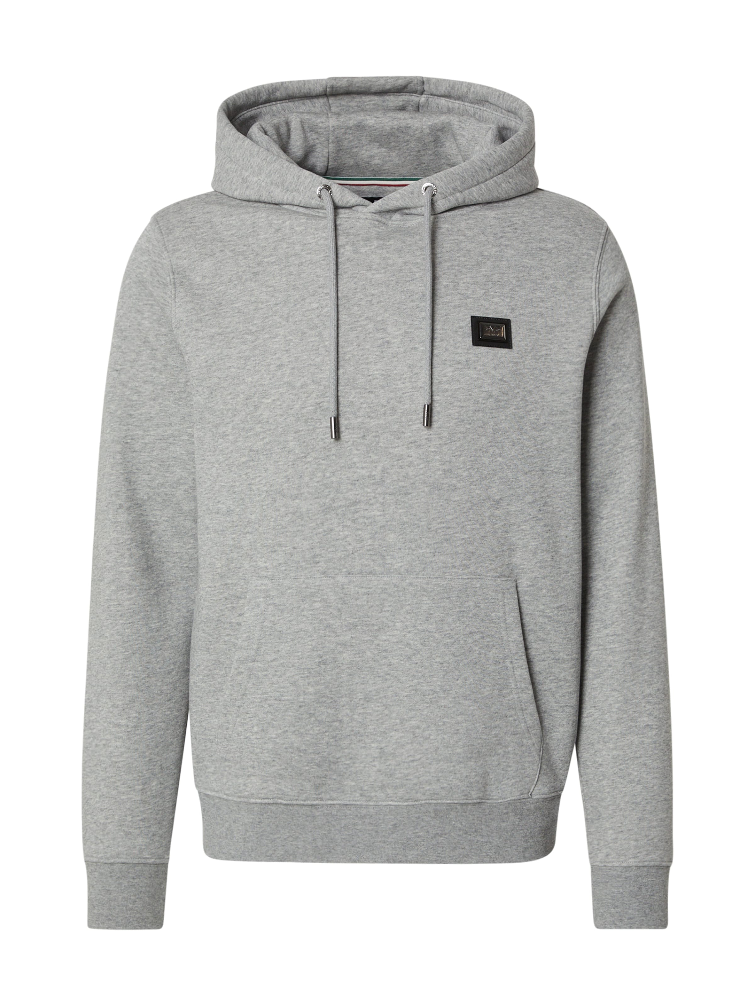 19V69 ITALIA Свитшот 'Matteo' в Серый: спереди