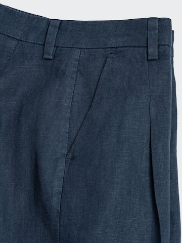 Flared Pantaloni con pieghe 'Marlene 7692' di W. Wegener in blu