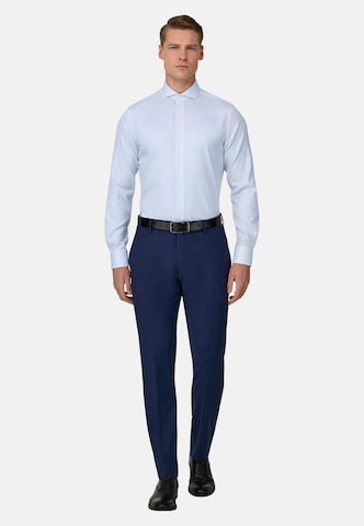 Coupe slim Chemise Boggi Milano en bleu