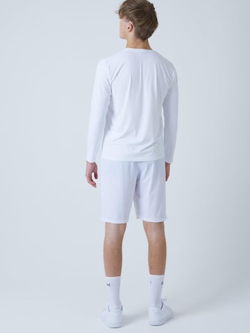 SPORTKIND Functioneel shirt 'Crew Neck Long Sleeve Shirt' in Wit