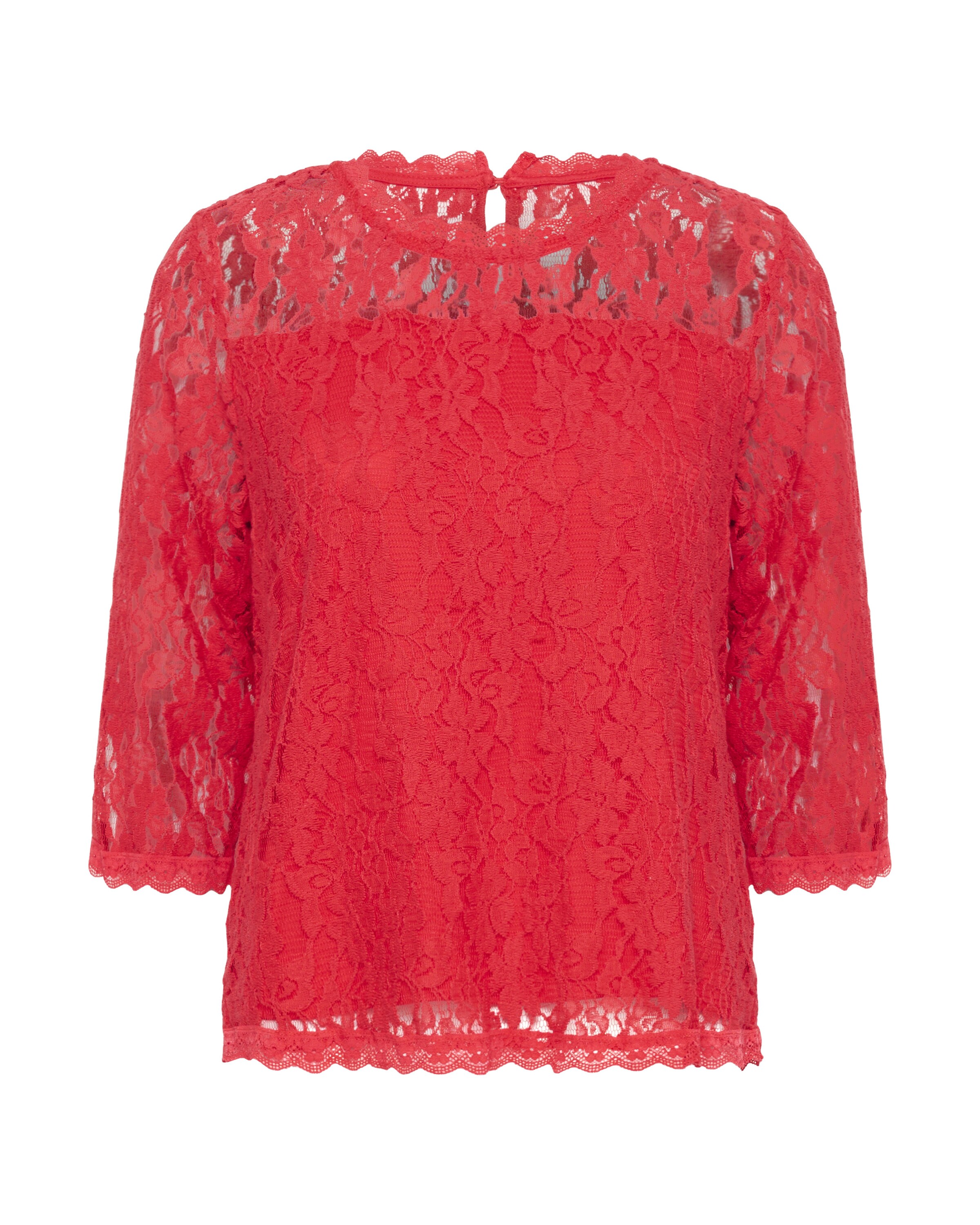 Chemisier &#x27;Kit&#x27; Cream en rouge : devant