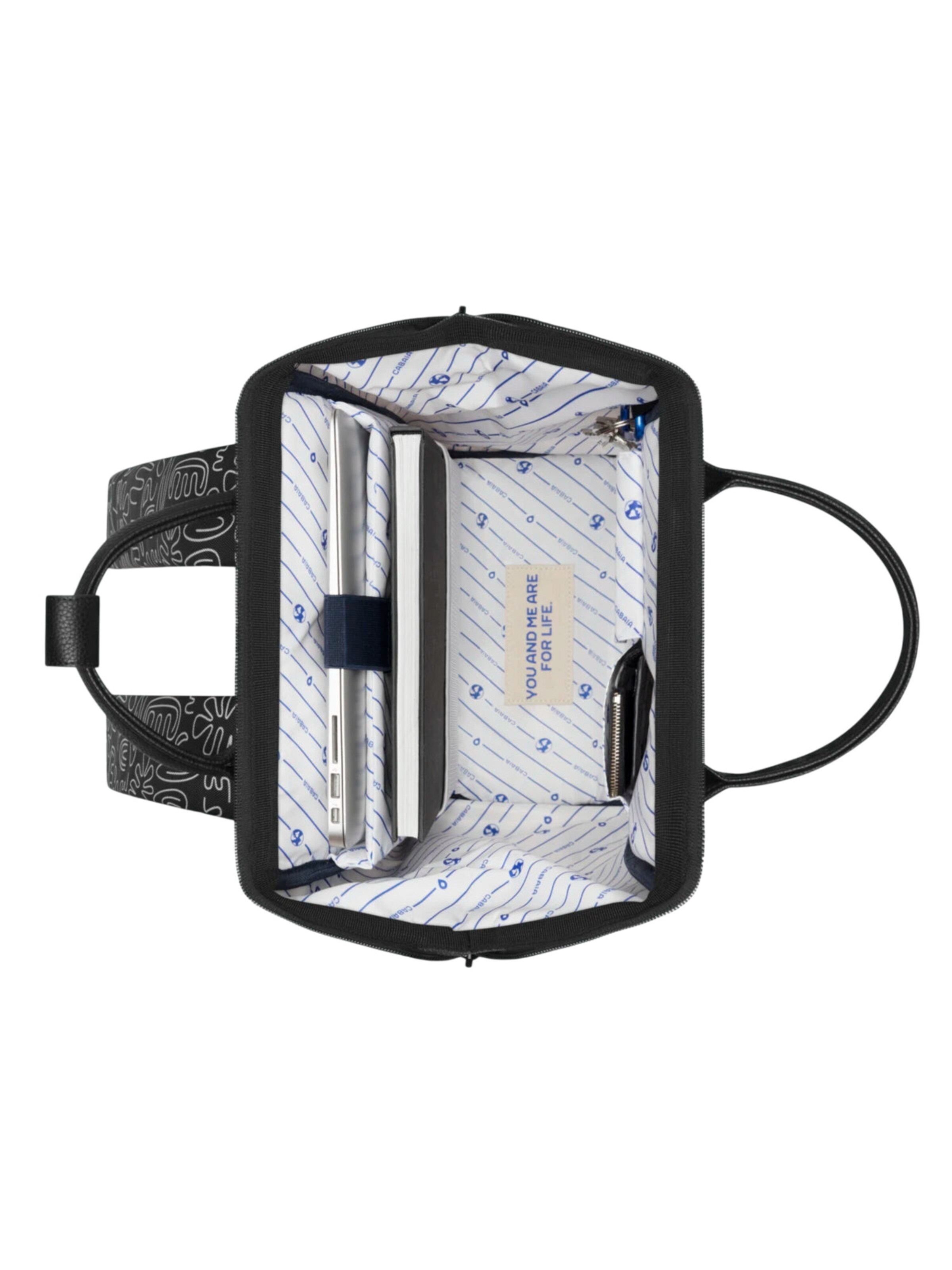 Cabaia Rucksack 'Amiens M' in Schwarz