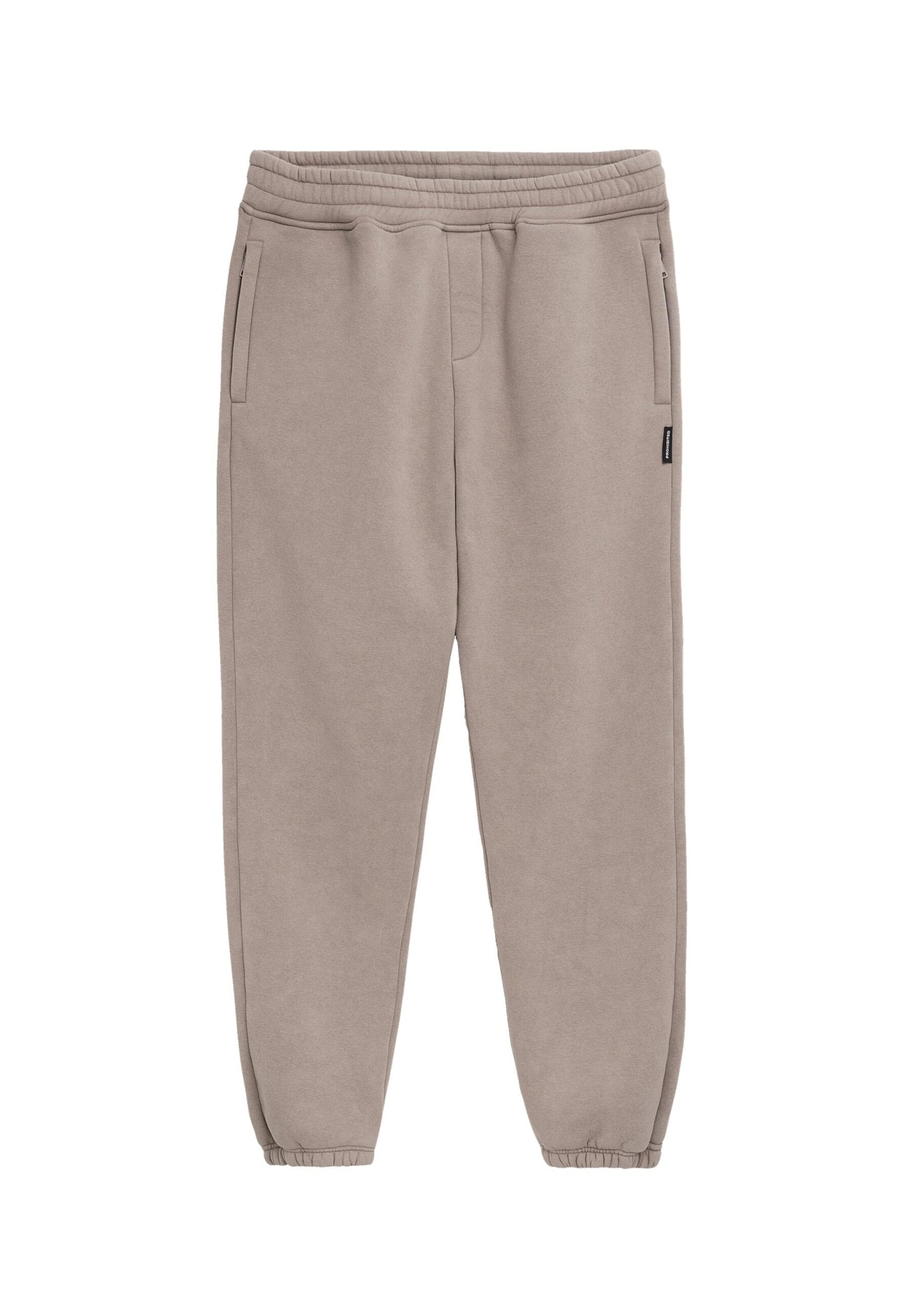Loosefit Pantalon Prohibited en gris : devant