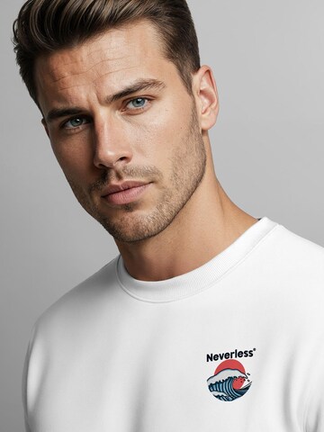 Neverless Sweatshirt 'Japan Wave' in White