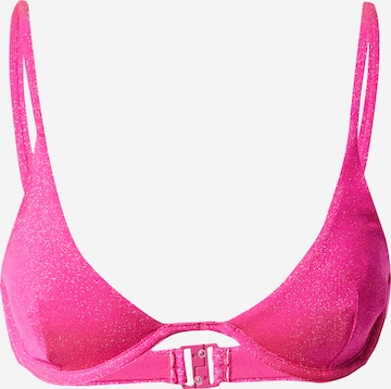 NLY by Nelly Triangel Bikinitop in Roze: voorkant
