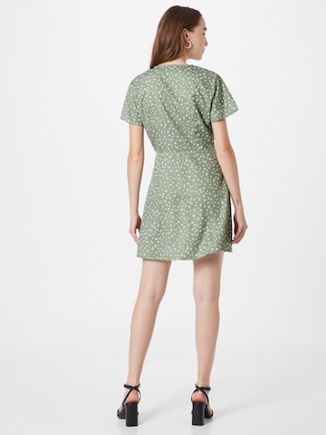 Missguided Shirt Dress in Green
