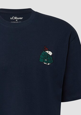 s.Oliver T-Shirt in Blau
