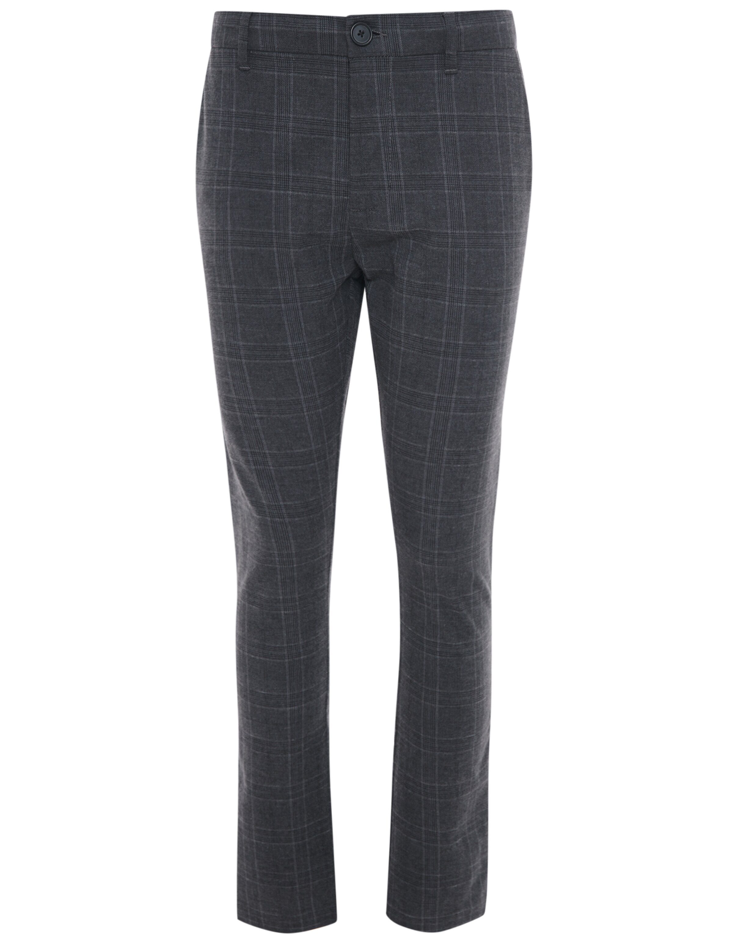 Threadbare Regular Broek 'Jay' in Grijs: voorkant