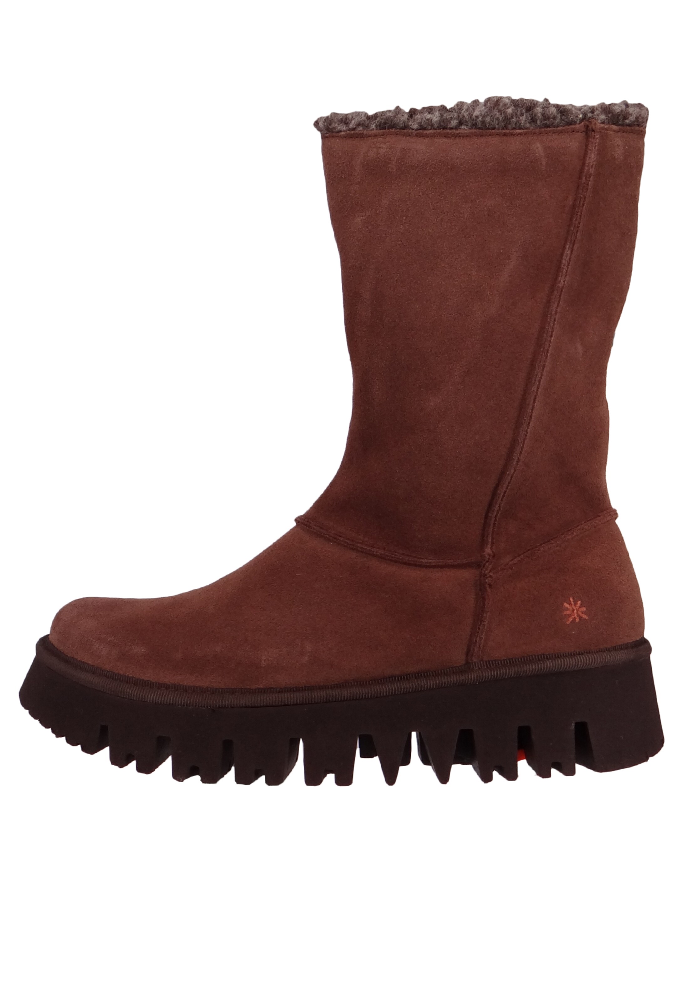 ART - Botim 'Trento' em castanho: frente