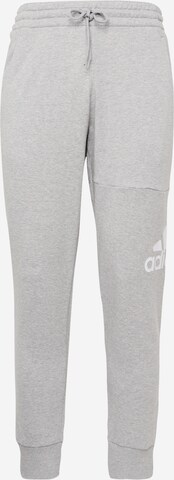 Tapered Pantaloni sportivi 'Essentials' di ADIDAS SPORTSWEAR in grigio: frontale