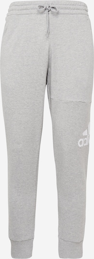 ADIDAS SPORTSWEAR Športne hlače 'Essentials' | siva / bela barva, Prikaz izdelka