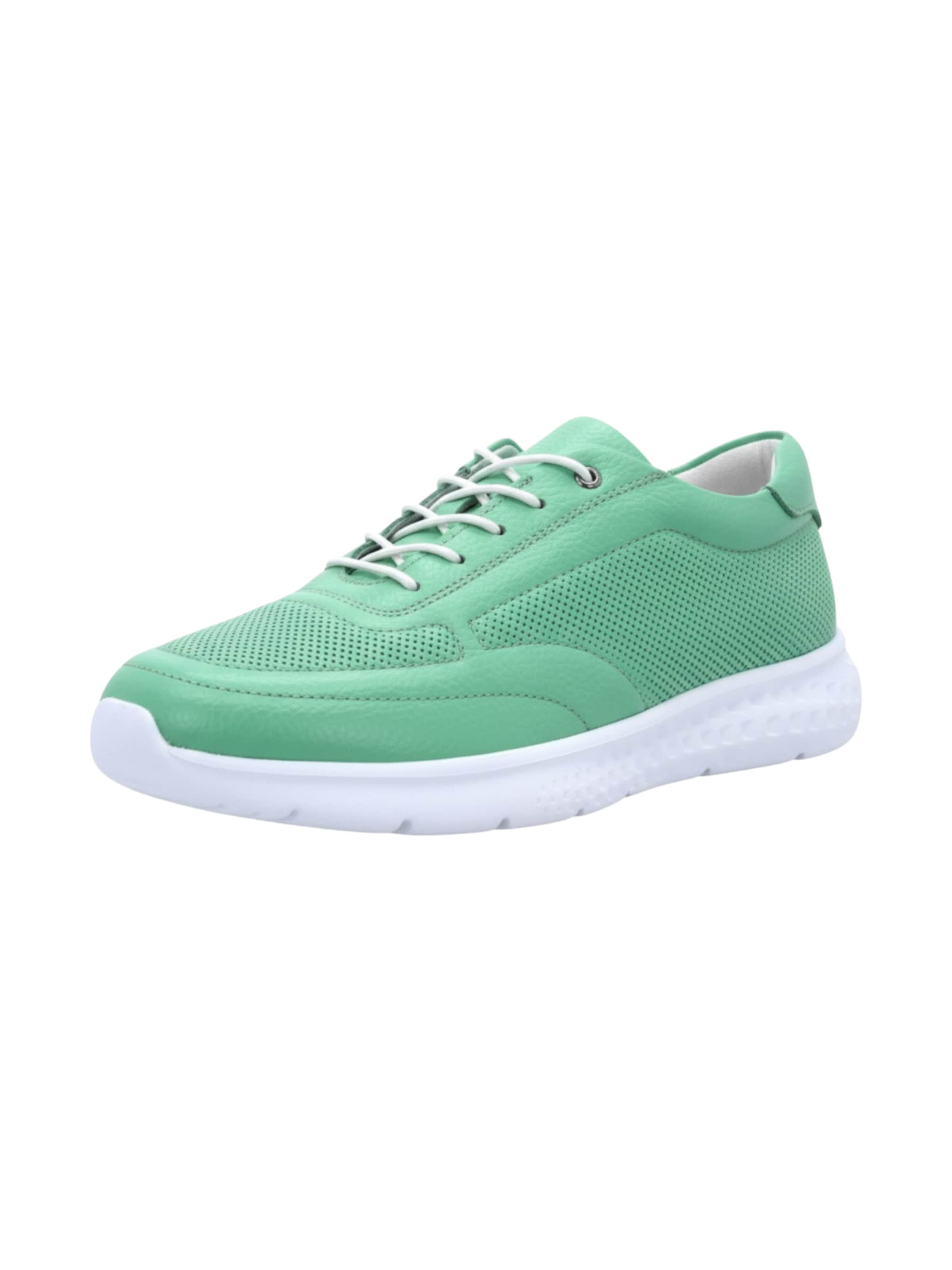 Scarpa stringata sportiva di Love Ballerins in verde: frontale