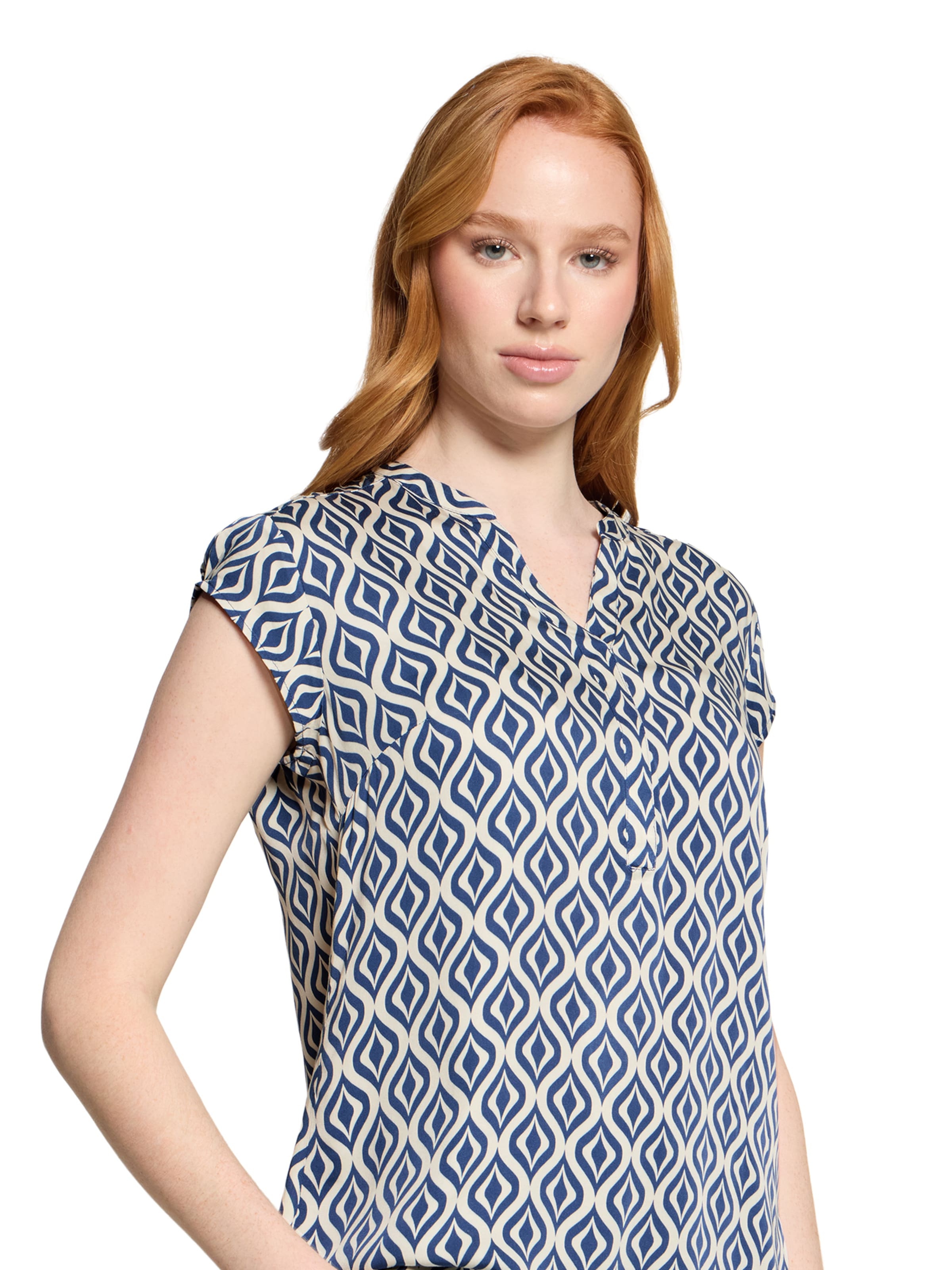 Chemisier Betty Barclay en bleu