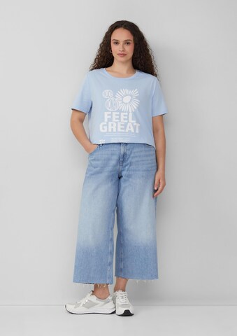 QS T-Shirt in Blau