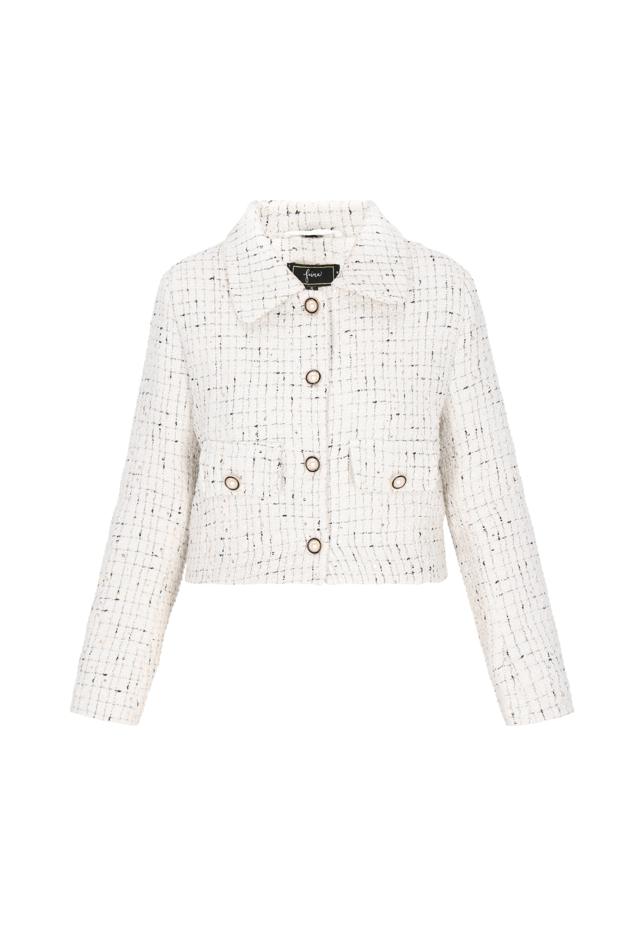 faina - Blazer em branco: frente