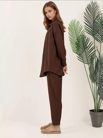 Bigdart - Calças de fato em castanho