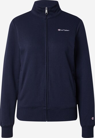 Champion Authentic Athletic Apparel Sweatjakke i blå: forside