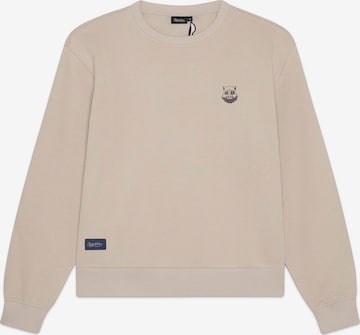 Sweat-shirt DOLLY NOIRE en beige : devant