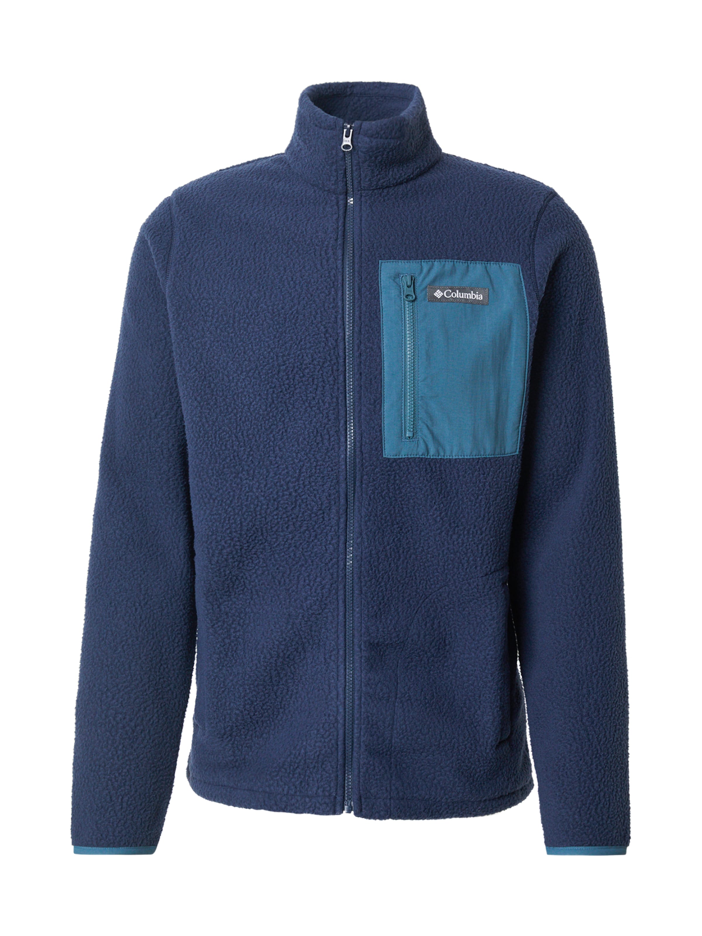 COLUMBIA Λειτουργική ζακέτα φλις 'Jasper Ridge™' σε μπλε: μπροστά