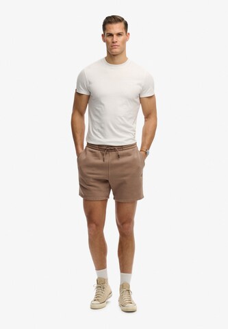 Loosefit Pantalon Superdry & Co en marron