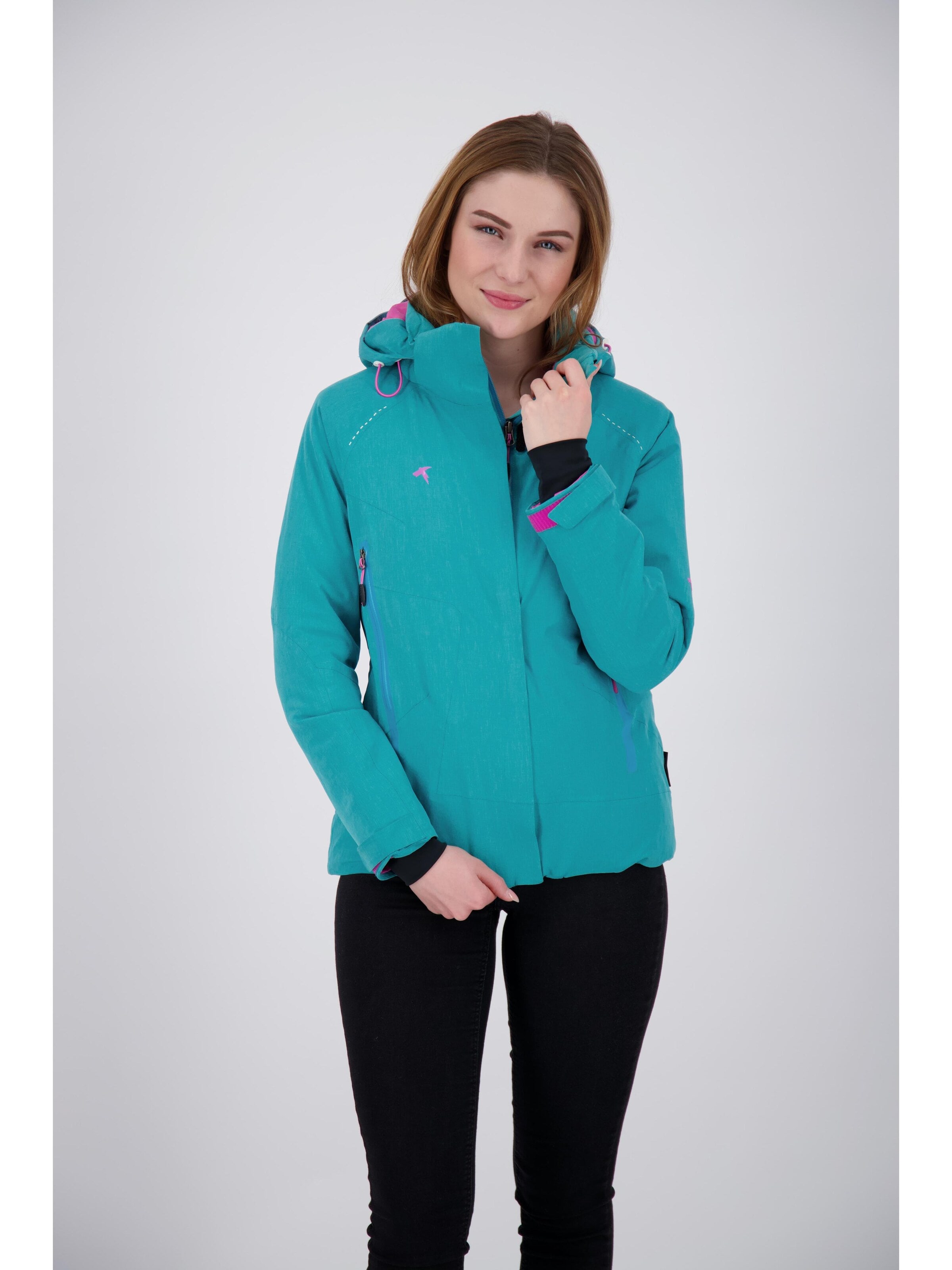 deproc Winterjacke 'CALGARY WINTER WMN'‌‌‌‌‌‌‌ in Blau: Vorderseite