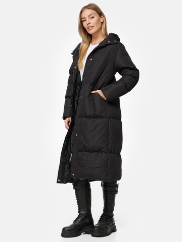 Threadbare Winter Coat 'Jodie' in Black