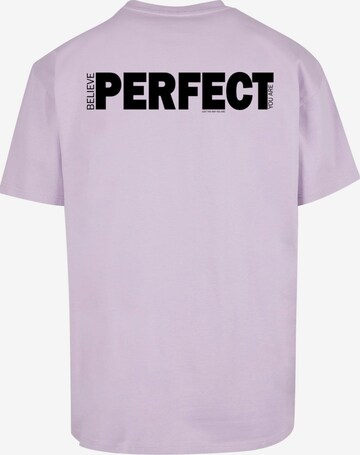 T-Shirt 'Believe Front' Merchcode en violet