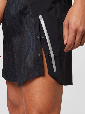 Regular Pantalon de sport 'Designed for Running for the Oceans' ADIDAS SPORTSWEAR en noir