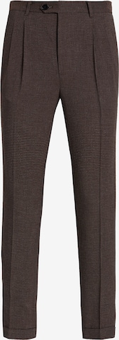 AllSaints regular Παντελόνι με τσάκιση 'LOWDES' σε καφέ: μπροστά