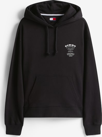 Tommy Jeans Sweater majica u crna / bijela, Pregled proizvoda