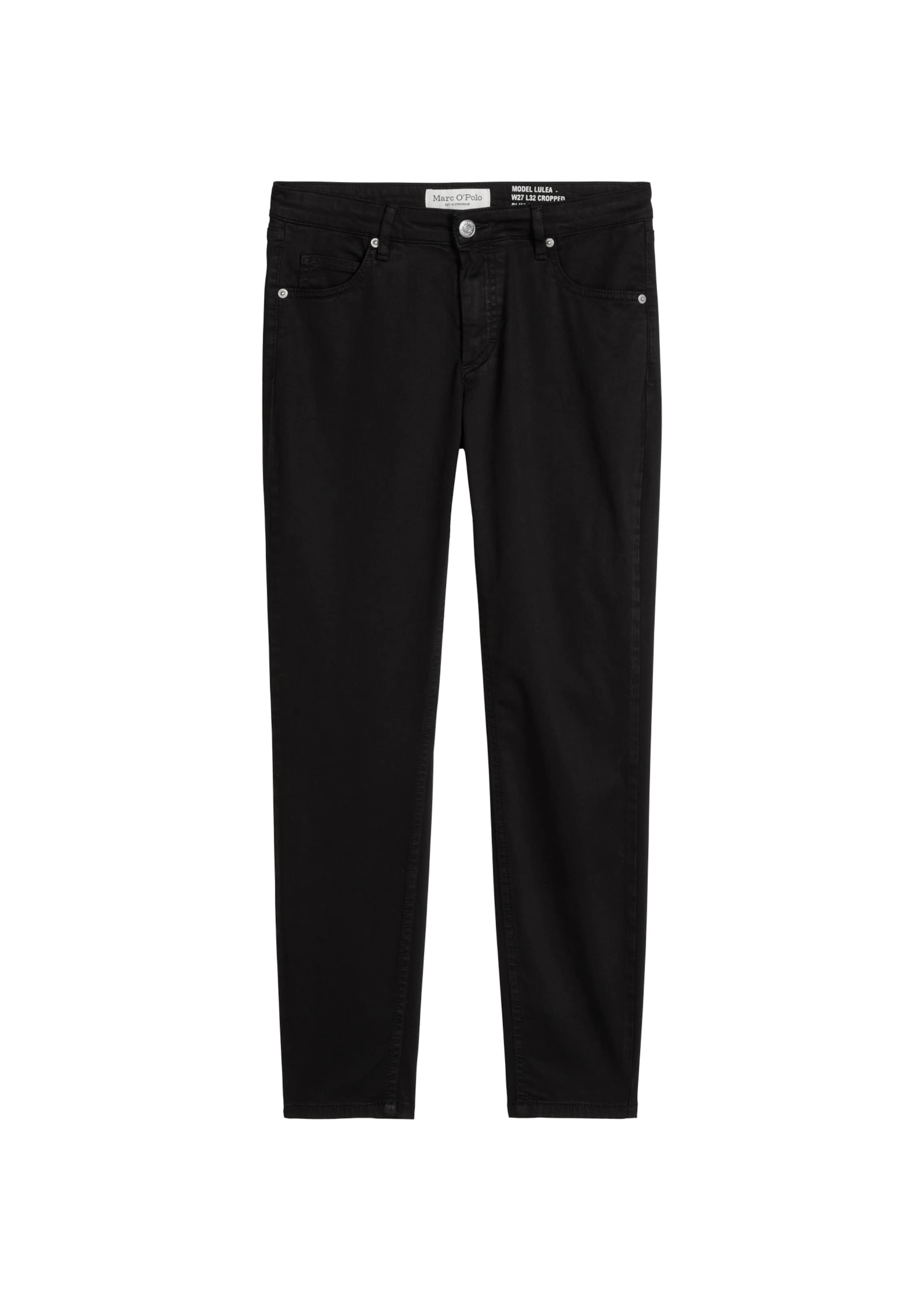 Marc O'Polo Slimfit Hose 'Lulea' in Schwarz: Vorderseite