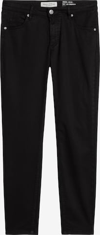 Marc O'Polo Slimfit Hose 'Lulea' in Schwarz: Vorderseite