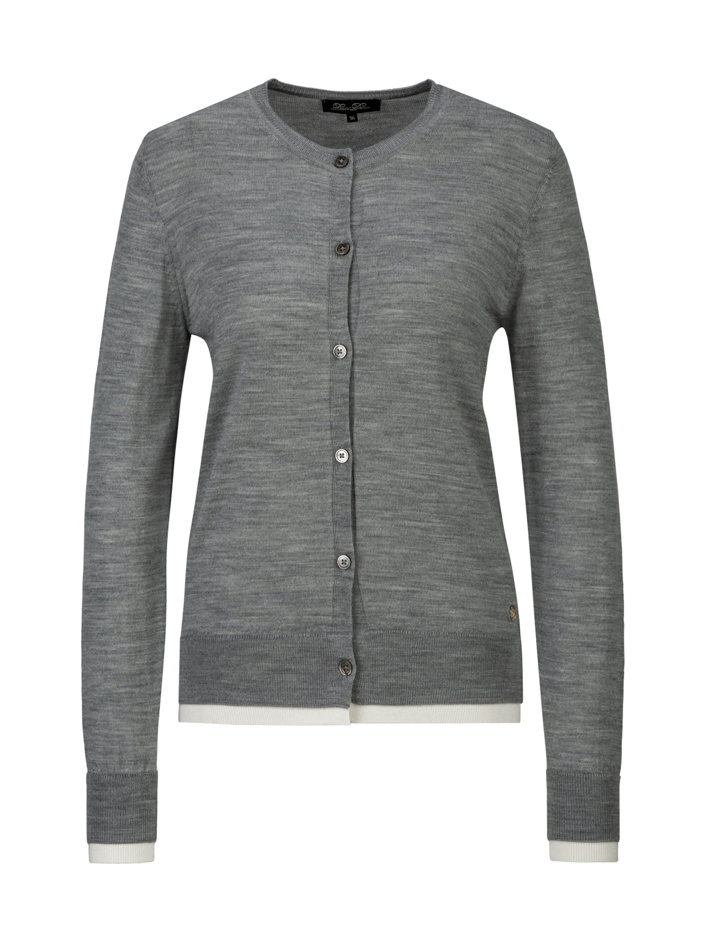 Dine'n'Dance Knit Cardigan 'Colette' in Grey: front