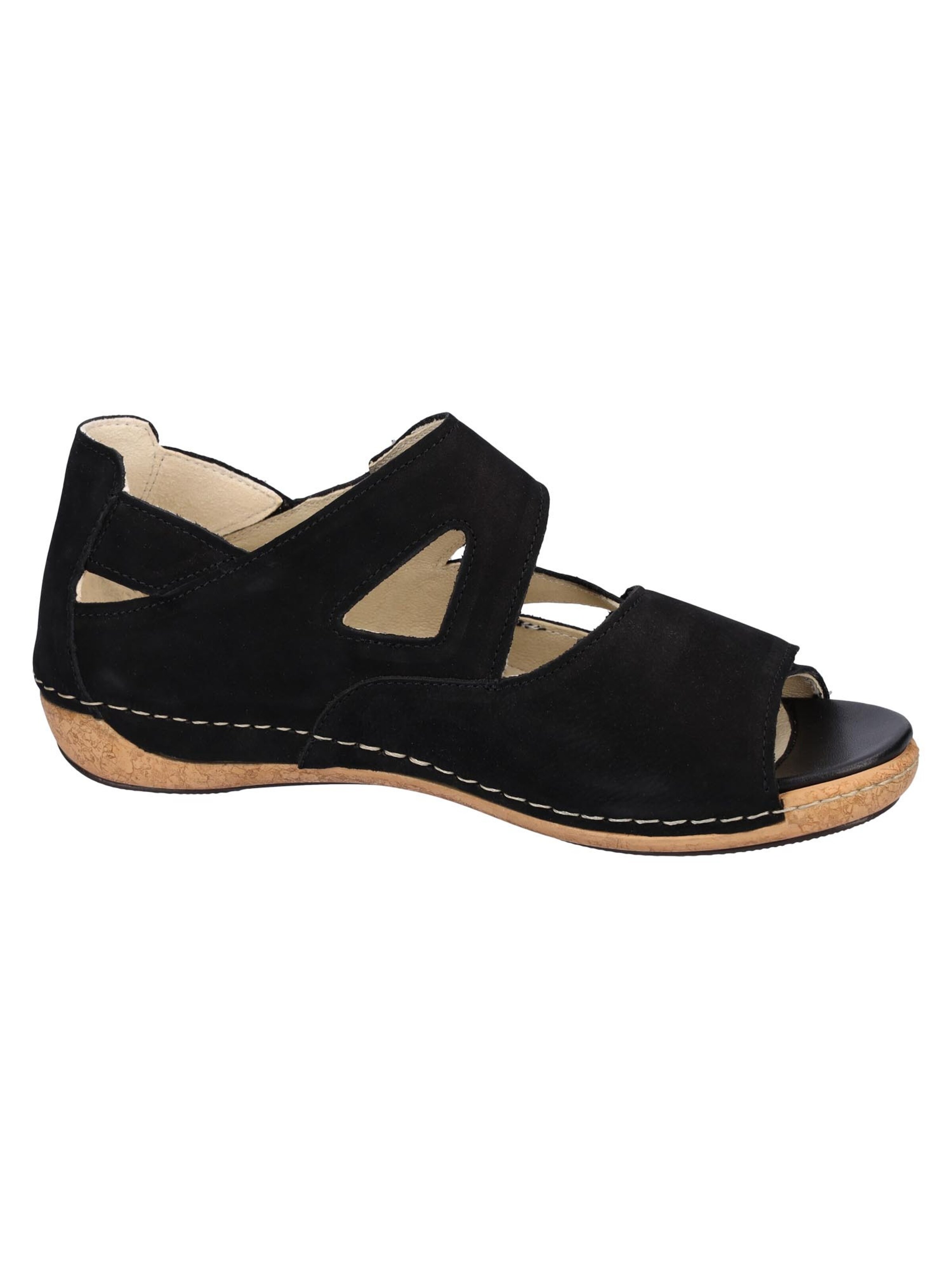 WALDLÄUFER Sandaal 'Heliett' in Zwart