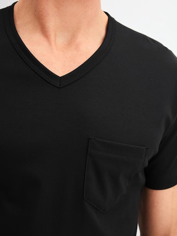 CALIDA Pyjama kurz 'Relax Streamline'‌‌‌ in Schwarz