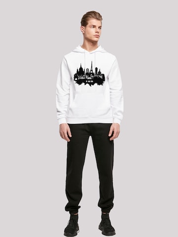 Sweat-shirt 'Paris skyline' F4NT4STIC en blanc