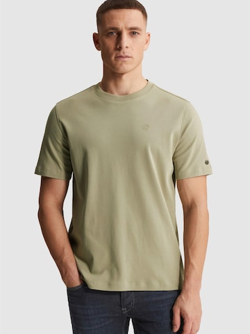 CAST IRON T-shirt 'T-shirt in interlock jersey' i grön: framsida
